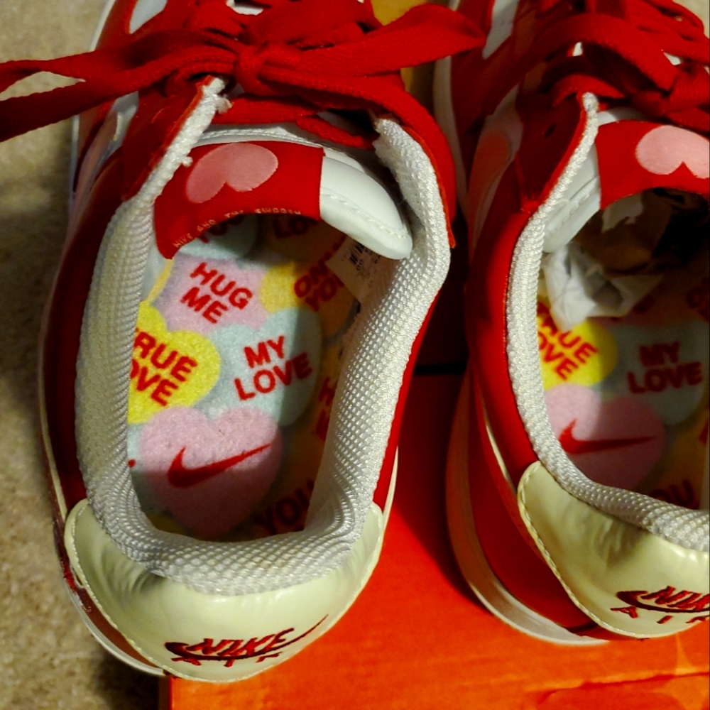 Nike Air Force 1 white /RL pink - vars red (v-day) black/rose-Rpro